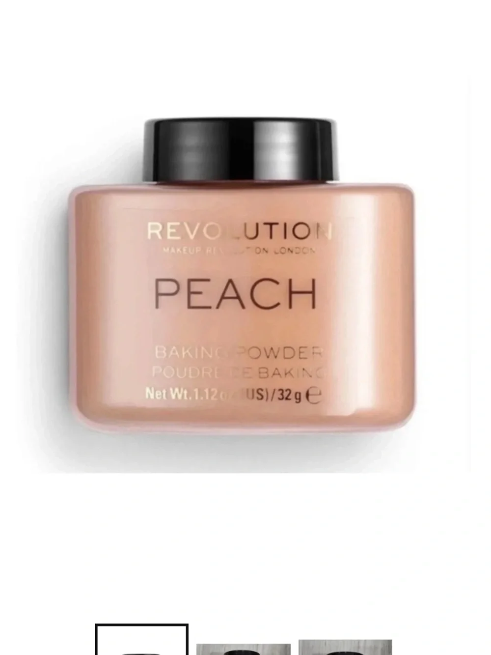 Revolution Peach Loose Baking Setting Powder — Peach Shade